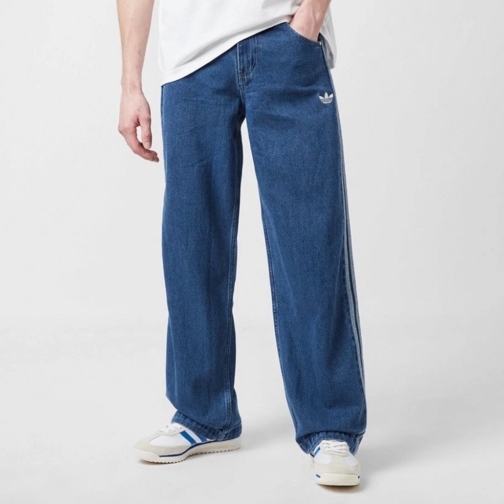 Adidas Mens Firebird Pants Medium Blue 36” New Tags JC6234